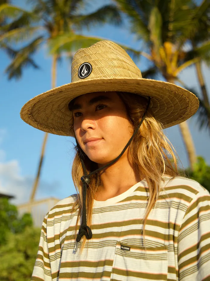 Volcom Hats and Beanies Quarter Straw Hat 8211 Natural Natural 8211 Mens