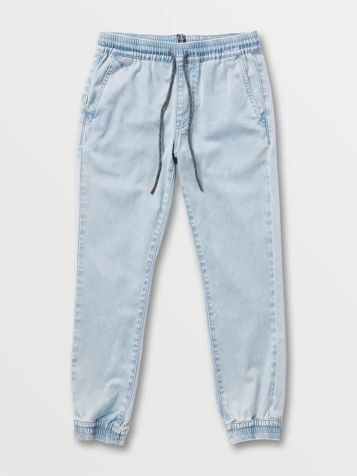 Volcom Pants Big Boys Frickin Slim Jogger Pants 8211 Cloud Blue Cloud Blue 8211 Boys
