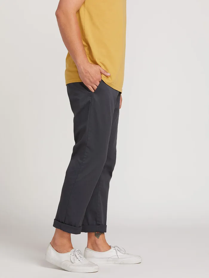 Volcom Pants Frickin Modern Stretch Chino Pants 8211 Charcoal Charcoal 8211 Mens