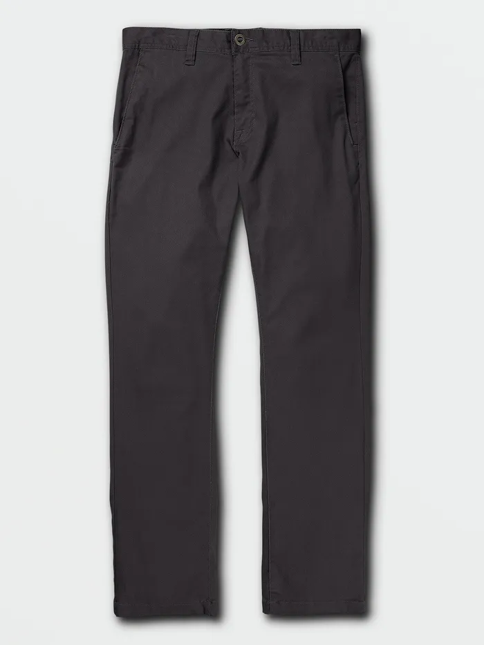 Volcom Pants Frickin Modern Stretch Chino Pants 8211 Charcoal Charcoal 8211 Mens