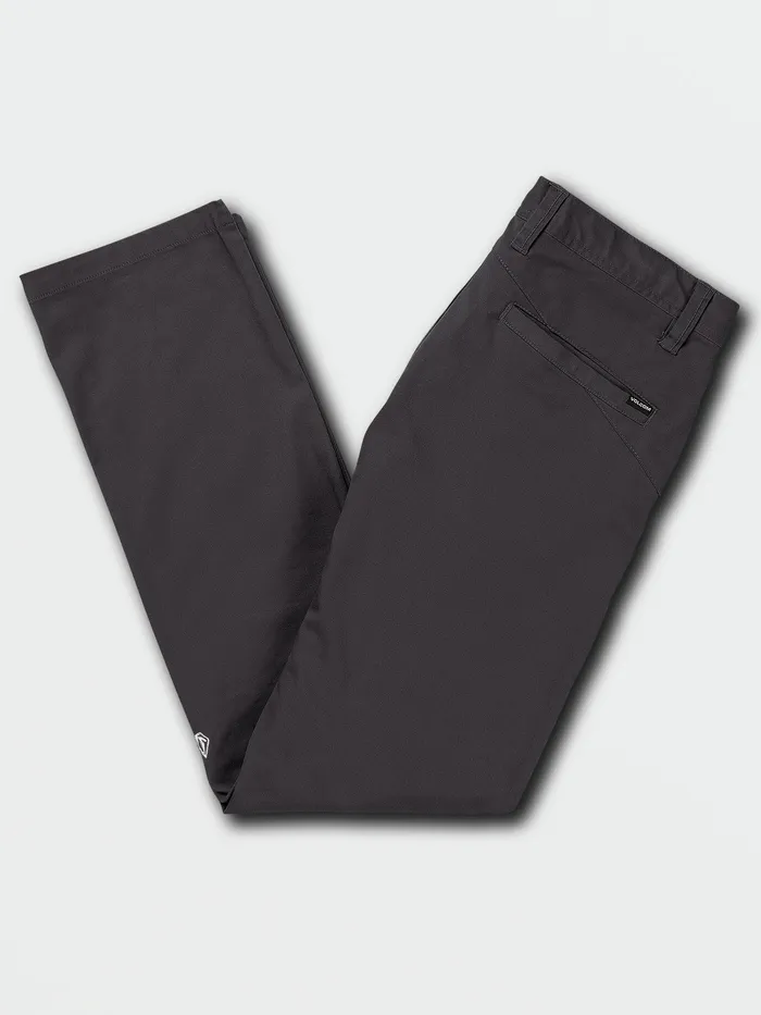 Volcom Pants Frickin Modern Stretch Chino Pants 8211 Charcoal Charcoal 8211 Mens