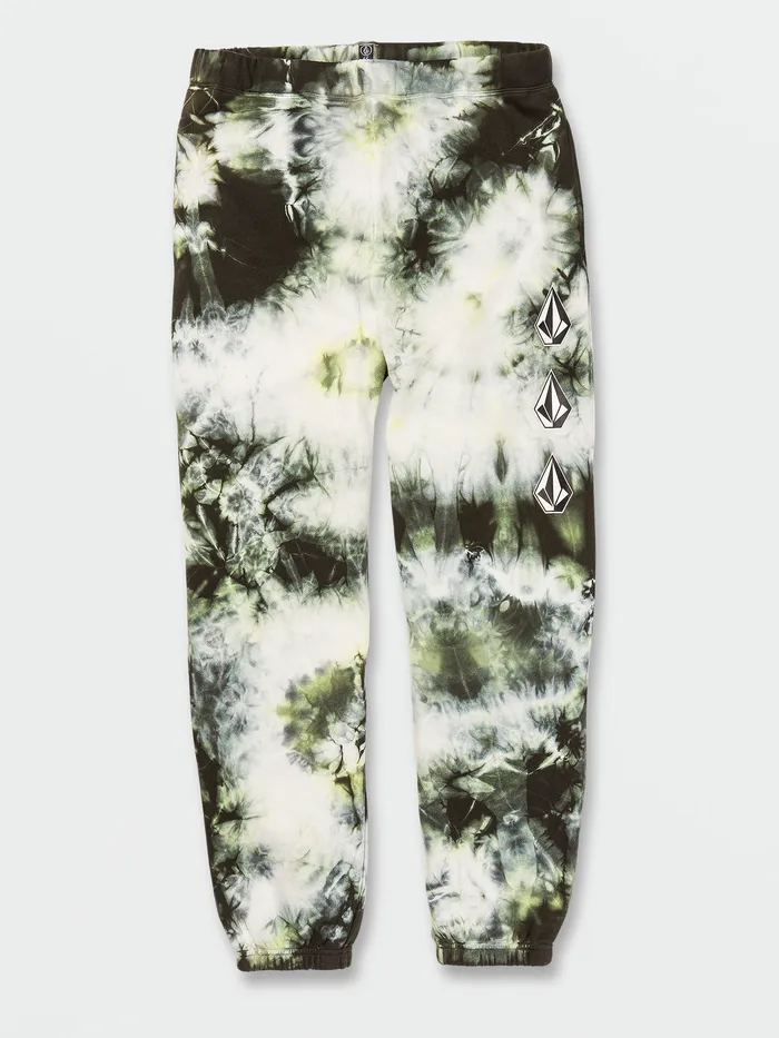 Volcom Pants Iconic Stone Plus Fleece Pants 8211 Lime Tie Dye Lime Tie Dye 8211 Mens