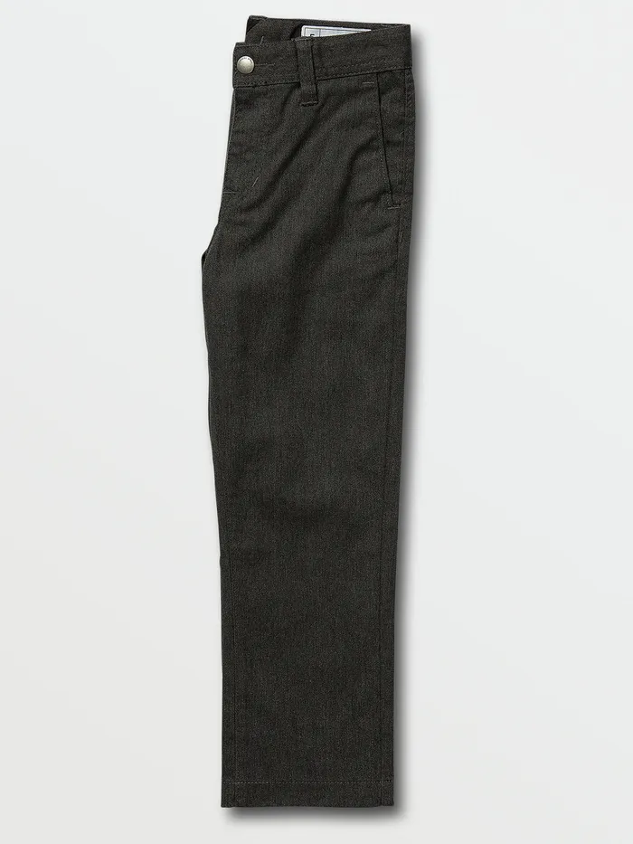 Volcom Pants Little Boys Frickin Modern Stretch Pants 8211 Charcoal Heather Charcoal Heather 8211 Boys