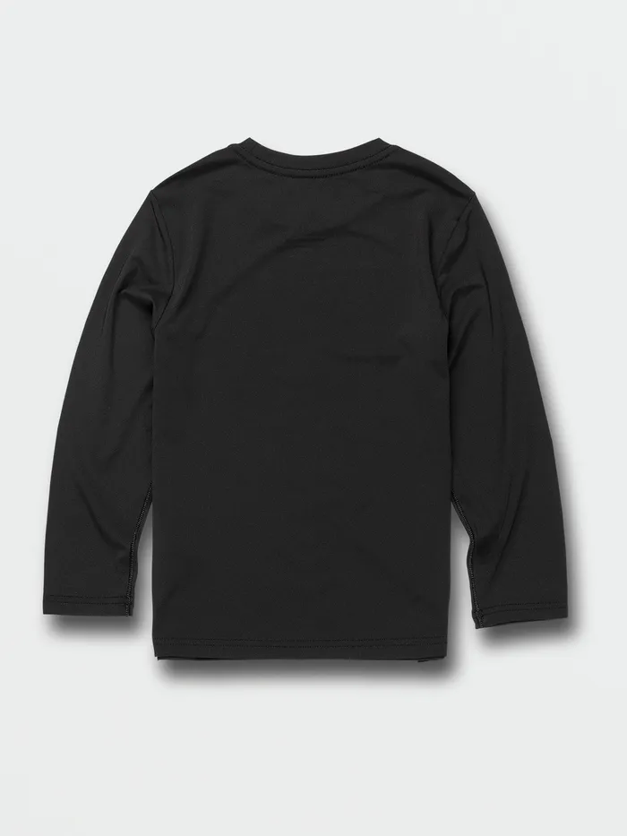 Volcom Rashguards Little Boys Skeleton Long Sleeve UPF 50 Rashguard 8211 Black Black 8211 Boys