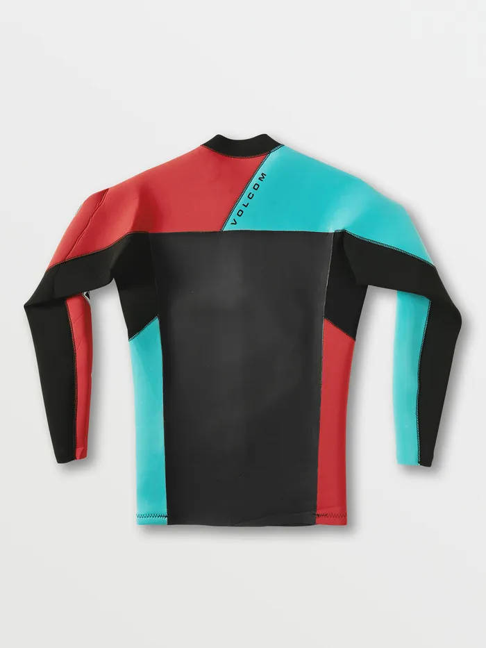 Volcom Rashguards Stone Zip Wetsuit Jacket 8211 Mysto Green Mysto Green 8211 Mens