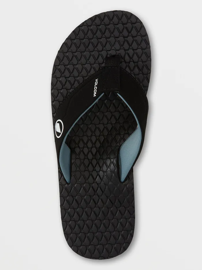 Volcom Sandals Eco Recliner 2 8211 Grey Blue Grey Blue 8211 Mens