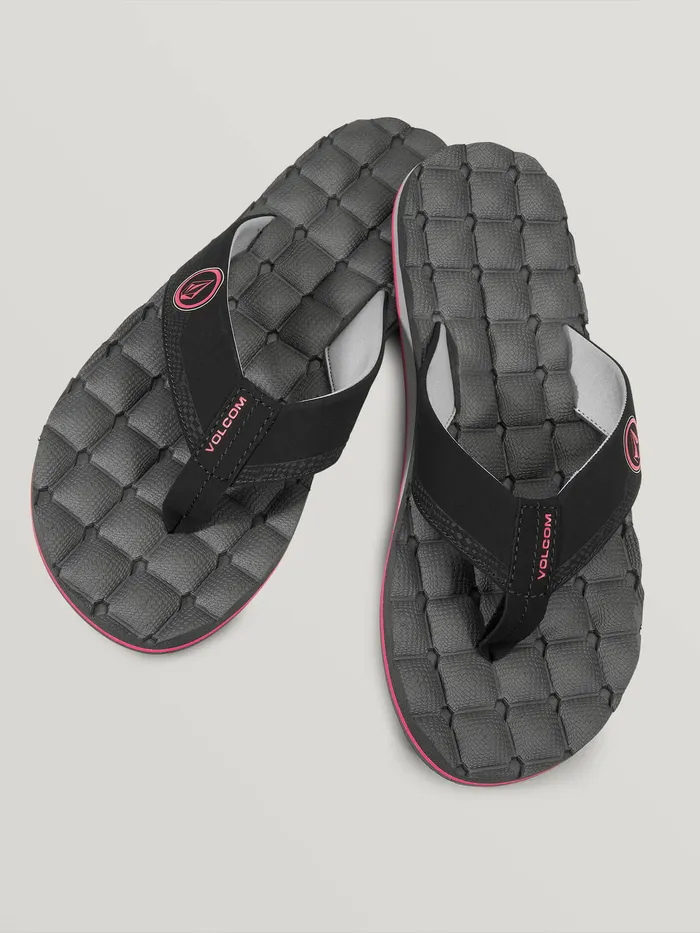 Volcom Sandals Recliner Sandals 8211 Graphite Graphite 8211 Mens