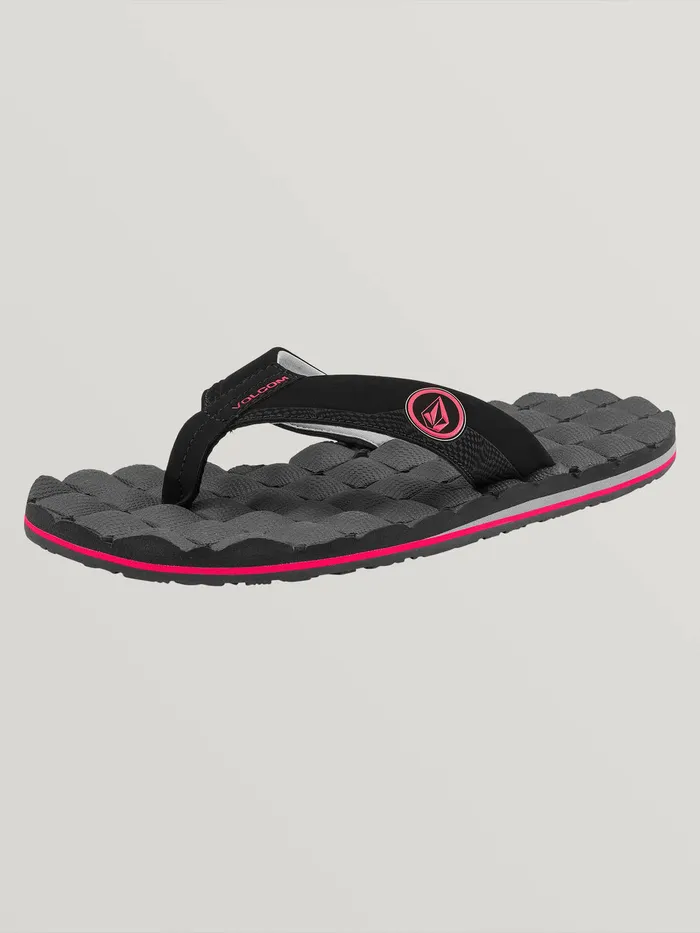 Volcom Sandals Recliner Sandals 8211 Graphite Graphite 8211 Mens
