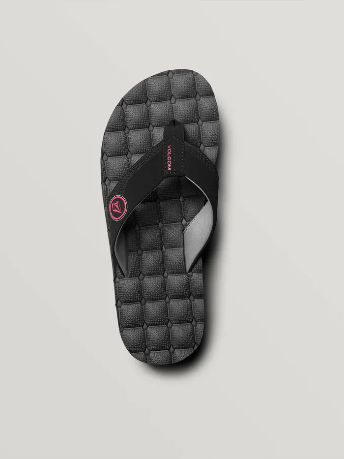 Volcom Sandals Recliner Sandals 8211 Graphite Graphite 8211 Mens