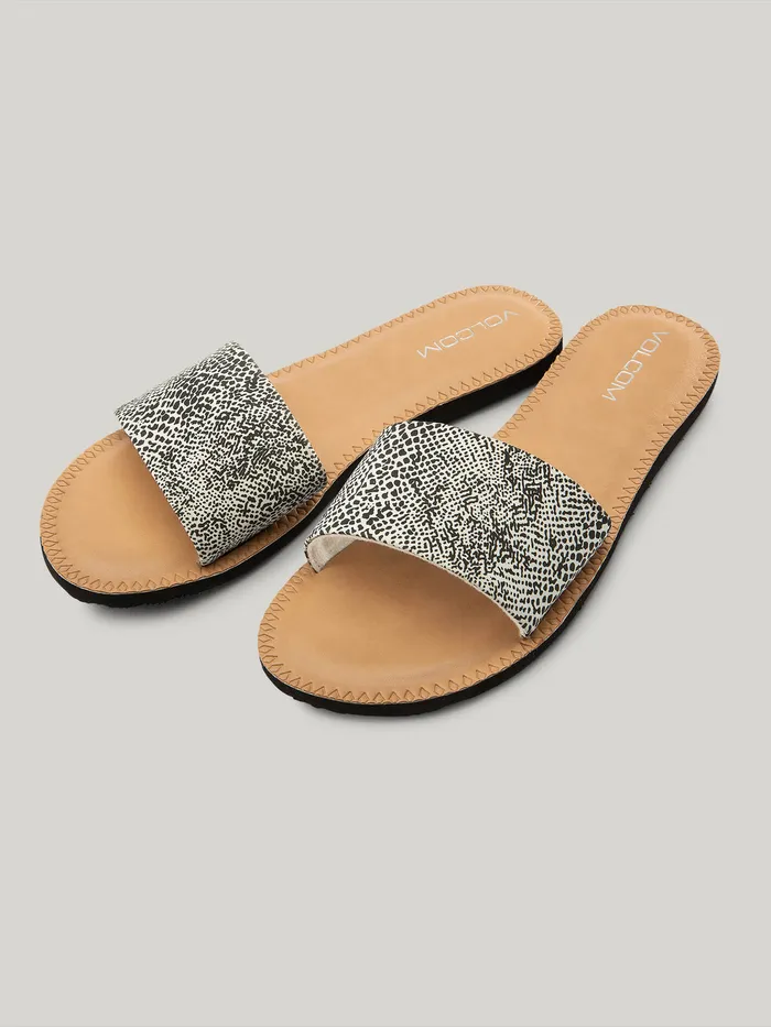 Volcom Sandals Simple Slide Sandal 8211 Snake Snake 8211 Womens