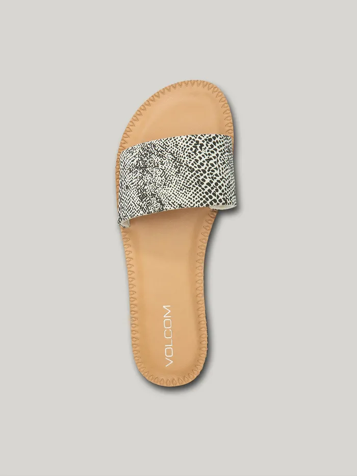 Volcom Sandals Simple Slide Sandal 8211 Snake Snake 8211 Womens