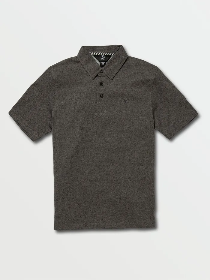 Volcom Shirts and Flannels Big Boys Wowzer Polo 8211 Stealth Stealth 8211 Boys