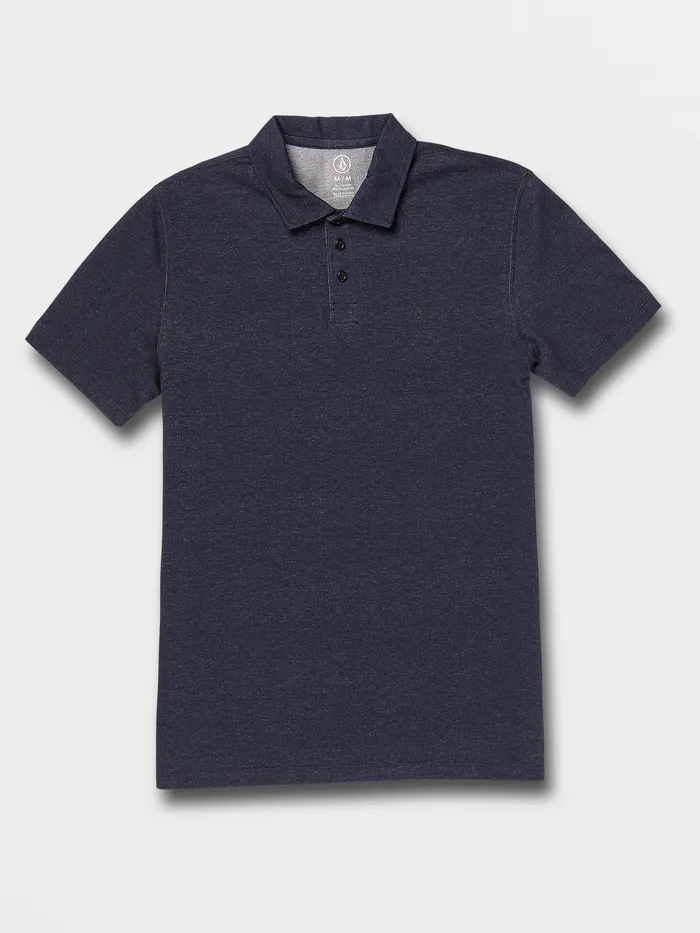 Volcom Shirts and Flannels Hazard Pro Polo Short Sleeve 8211 Navy Heather Navy Heather 8211 Mens