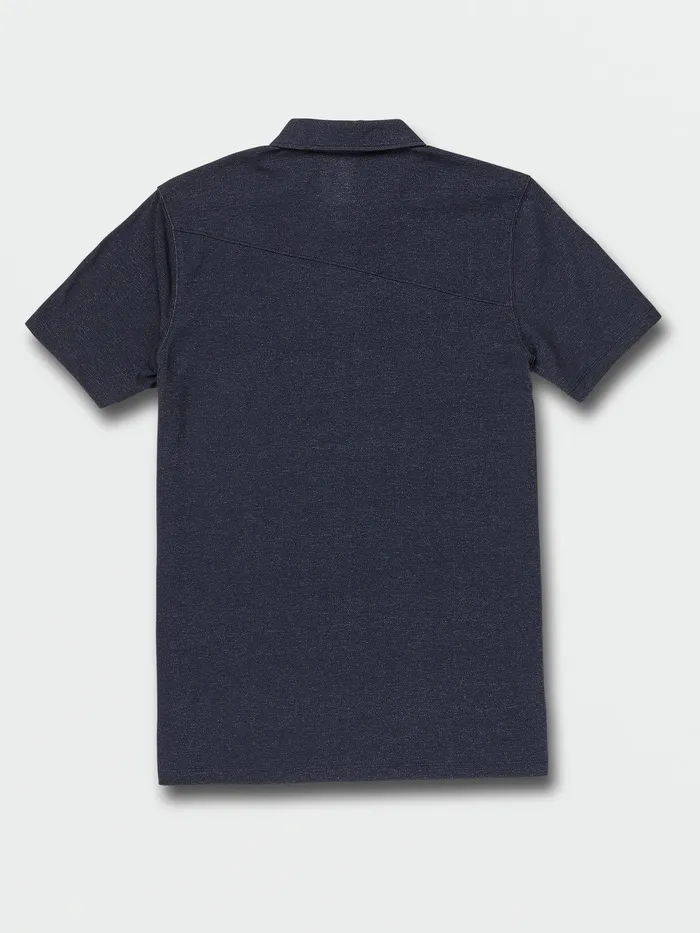Volcom Shirts and Flannels Hazard Pro Polo Short Sleeve 8211 Navy Heather Navy Heather 8211 Mens