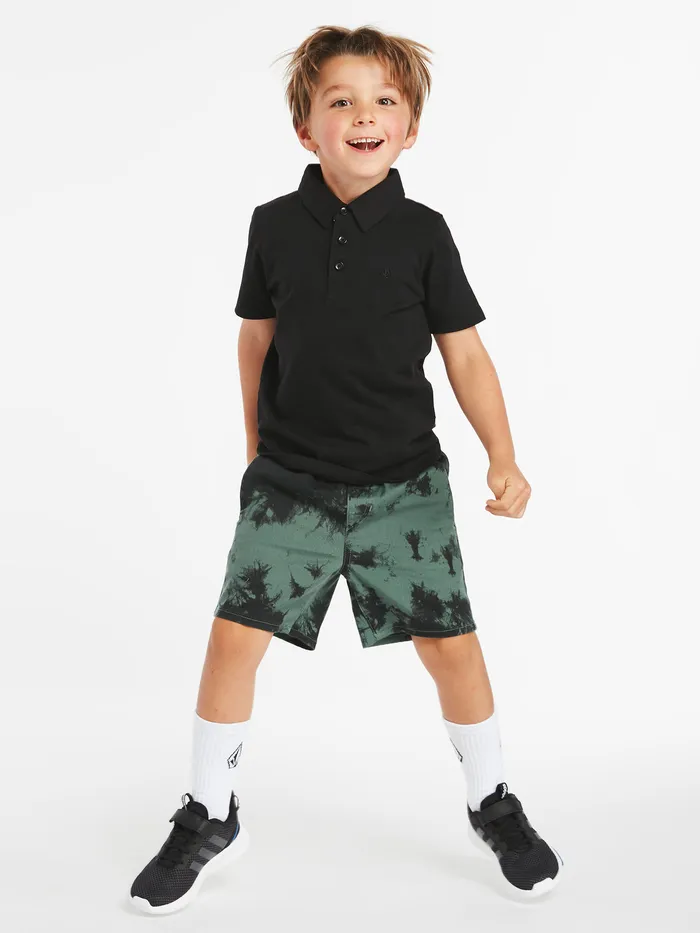 Volcom Shirts and Flannels Little Boys Wowzer Short Sleeve Polo 8211 Black Black 8211 Boys Volcom Shirts and Flannels Little Boys Wowzer Short Sleeve Polo 8211 Black Black 8211 Boys