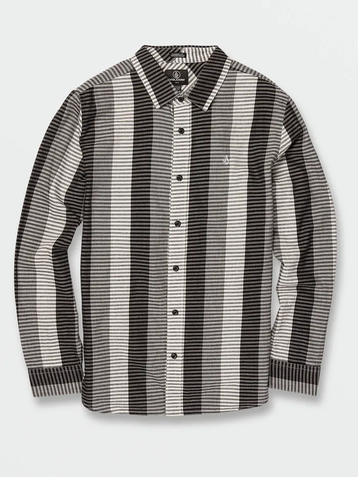 Volcom Shirts and Flannels Montie Long Sleeve 8211 Cloud Cloud 8211 Mens