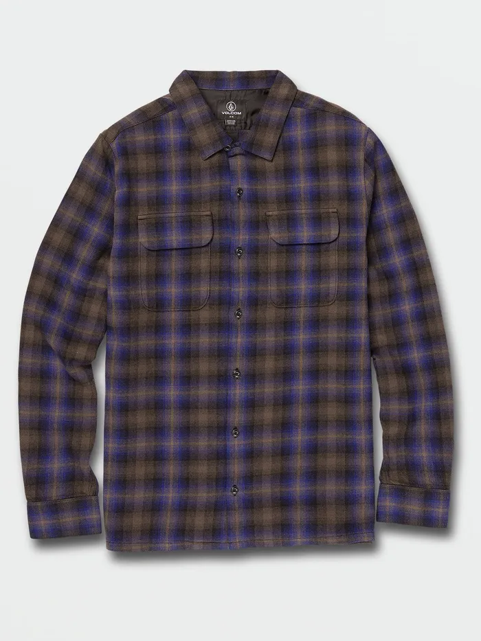 Volcom Shirts and Flannels Skate Vitals Grant Taylor Long Sleeve 8211 Navy Navy 8211 Mens