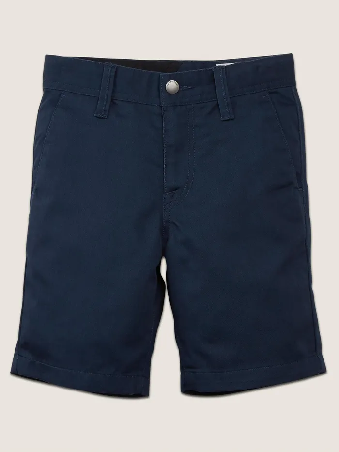 Volcom Shorts Little Boys Frickin Chino Shorts Airforce Blue 8211 Boys