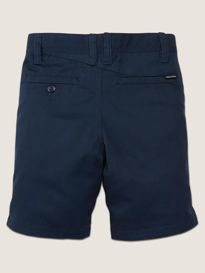 Volcom Shorts Little Boys Frickin Chino Shorts Airforce Blue 8211 Boys