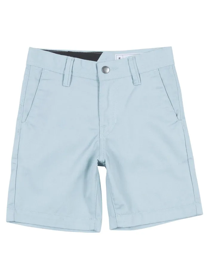 Volcom Shorts Little Boys Frickin Chino Shorts Airforce Blue 8211 Boys