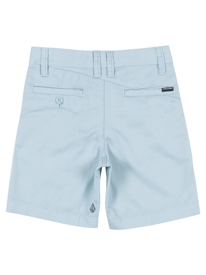 Volcom Shorts Little Boys Frickin Chino Shorts Airforce Blue 8211 Boys