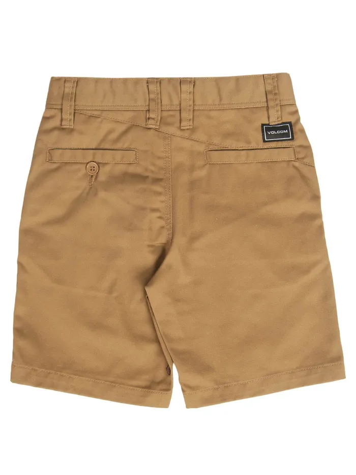 Volcom Shorts Little Boys Frickin Chino Shorts Airforce Blue 8211 Boys