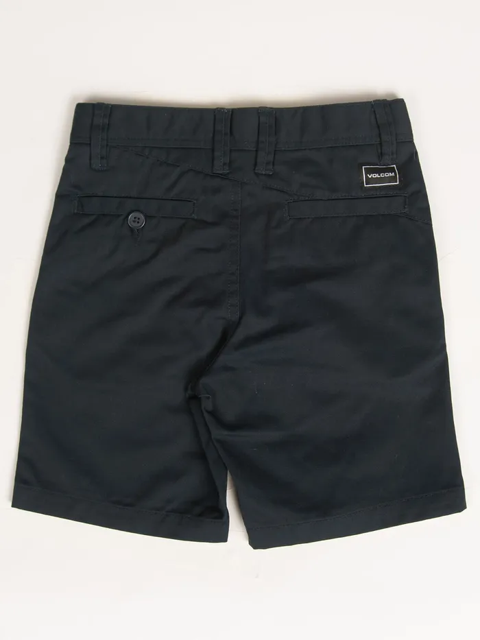 Volcom Shorts Little Boys Frickin Chino Shorts Airforce Blue 8211 Boys