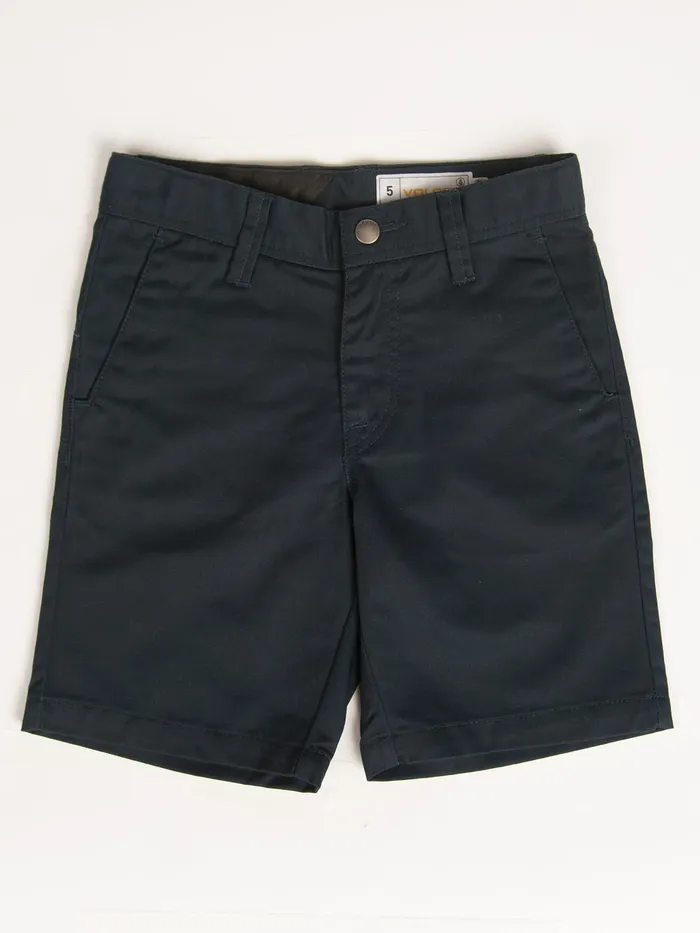 Volcom Shorts Little Boys Frickin Chino Shorts Airforce Blue 8211 Boys