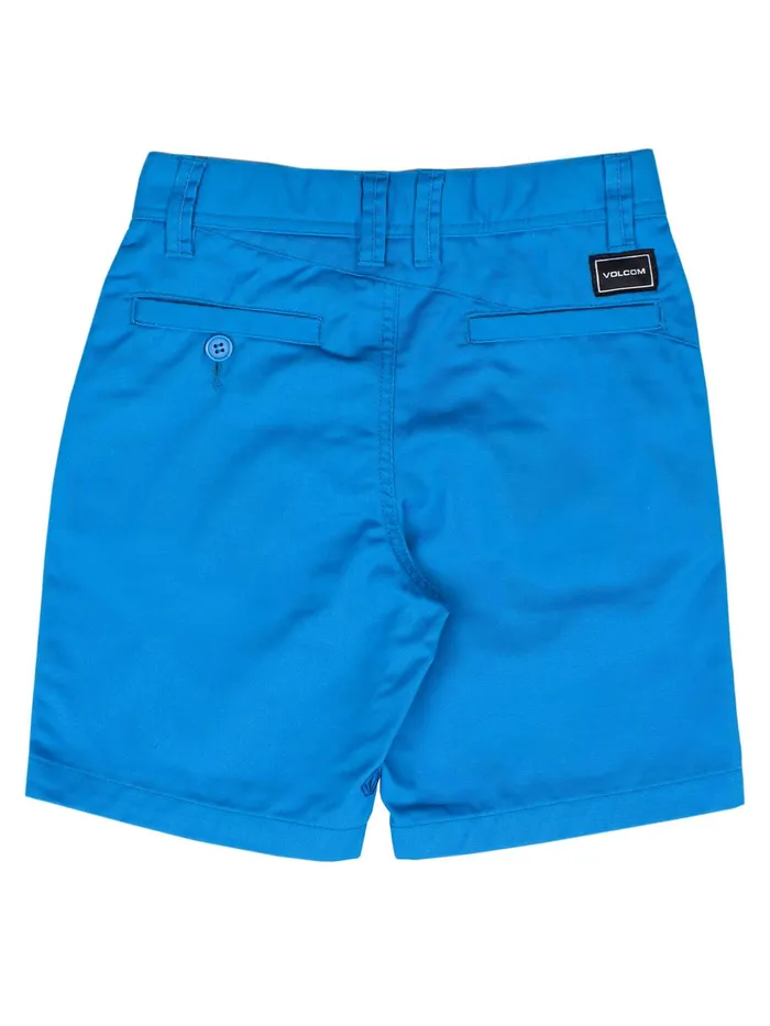 Volcom Shorts Little Boys Frickin Chino Shorts Airforce Blue 8211 Boys