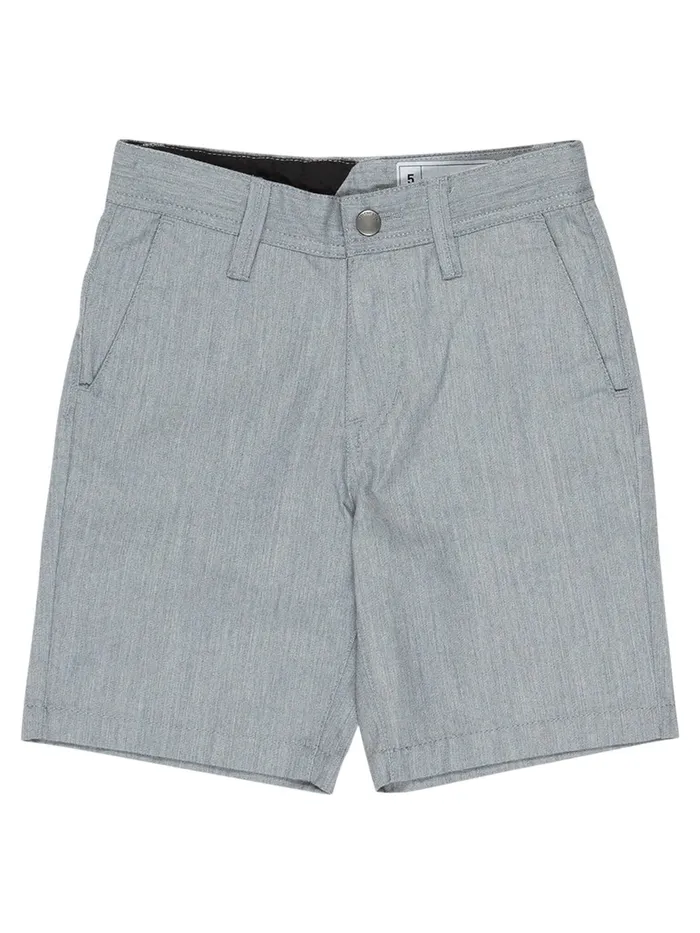 Volcom Shorts Little Boys Frickin Chino Shorts Airforce Blue 8211 Boys
