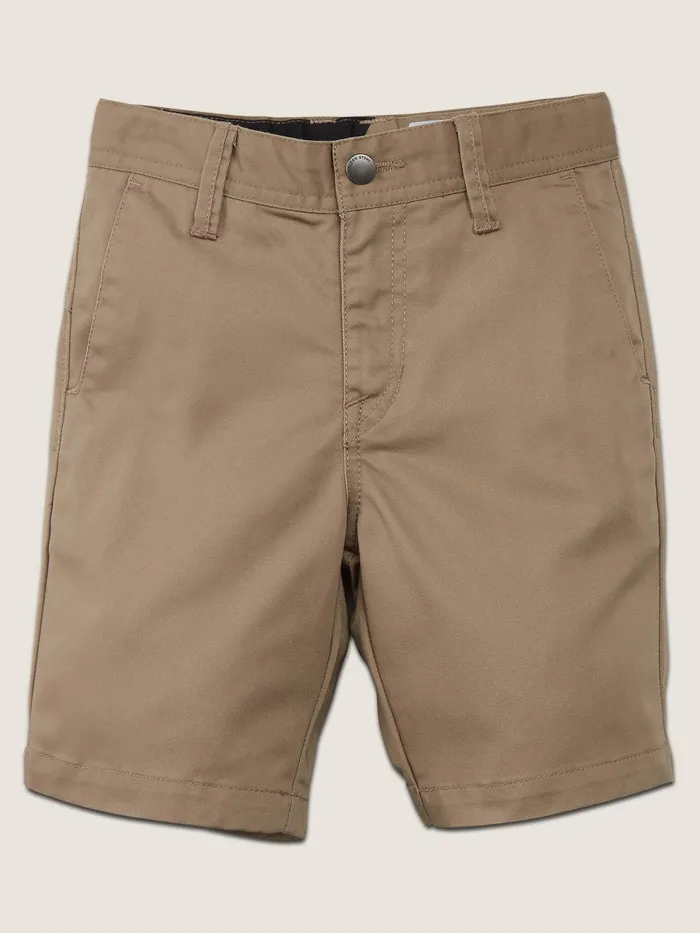 Volcom Shorts Little Boys Frickin Chino Shorts Airforce Blue 8211 Boys