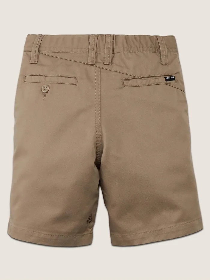 Volcom Shorts Little Boys Frickin Chino Shorts Airforce Blue 8211 Boys