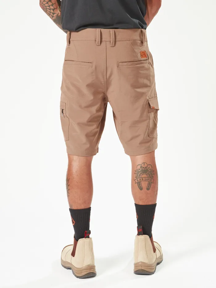 Volcom Shorts Volcom Workwear Slab Hybrid Shorts 8211 Brindle Brindle 8211 Mens