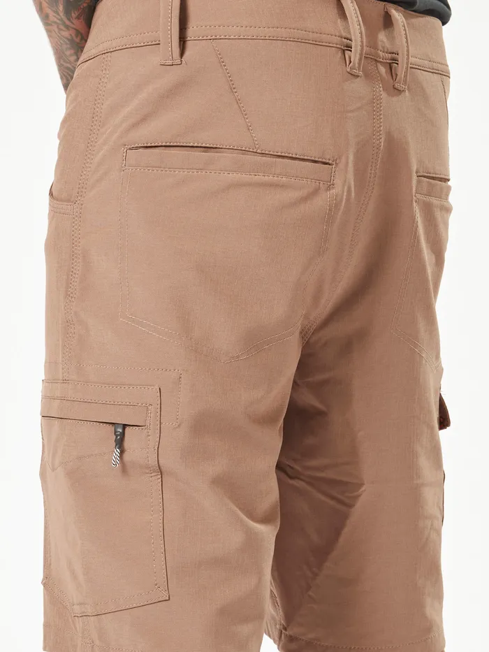 Volcom Shorts Volcom Workwear Slab Hybrid Shorts 8211 Brindle Brindle 8211 Mens