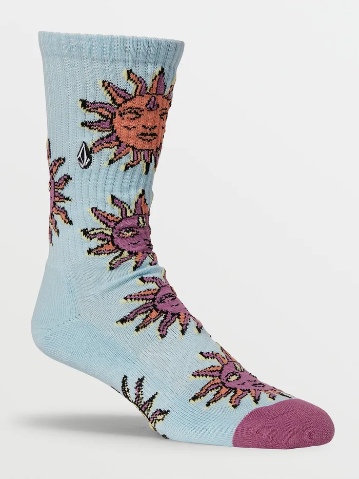 Volcom Socks Ozzy Vibes Socks 8211 Aether Blue Aether Blue 8211 Mens