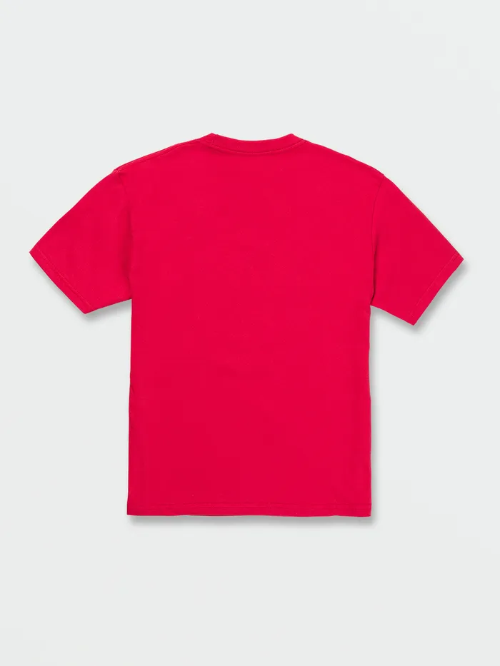 Volcom TShirts and Tanks Big Boys Euro Short Sleeve Tee 8211 Ribbon Red Ribbon Red 8211 Boys