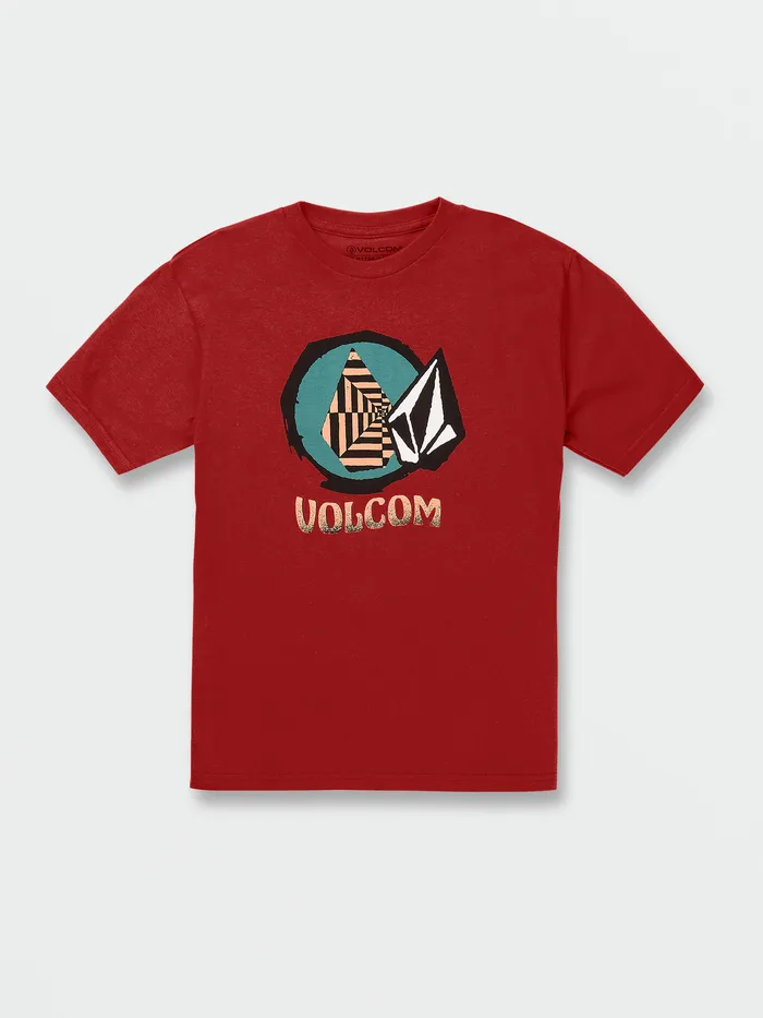 Volcom TShirts and Tanks Big Boys Inner Space Short Sleeve Tee 8211 Ribbon Red Ribbon Red 8211 Boys Volcom TShirts and Tanks Big Boys Inner Space Short Sleeve Tee 8211 Ribbon Red Ribbon Red 8211 Boys