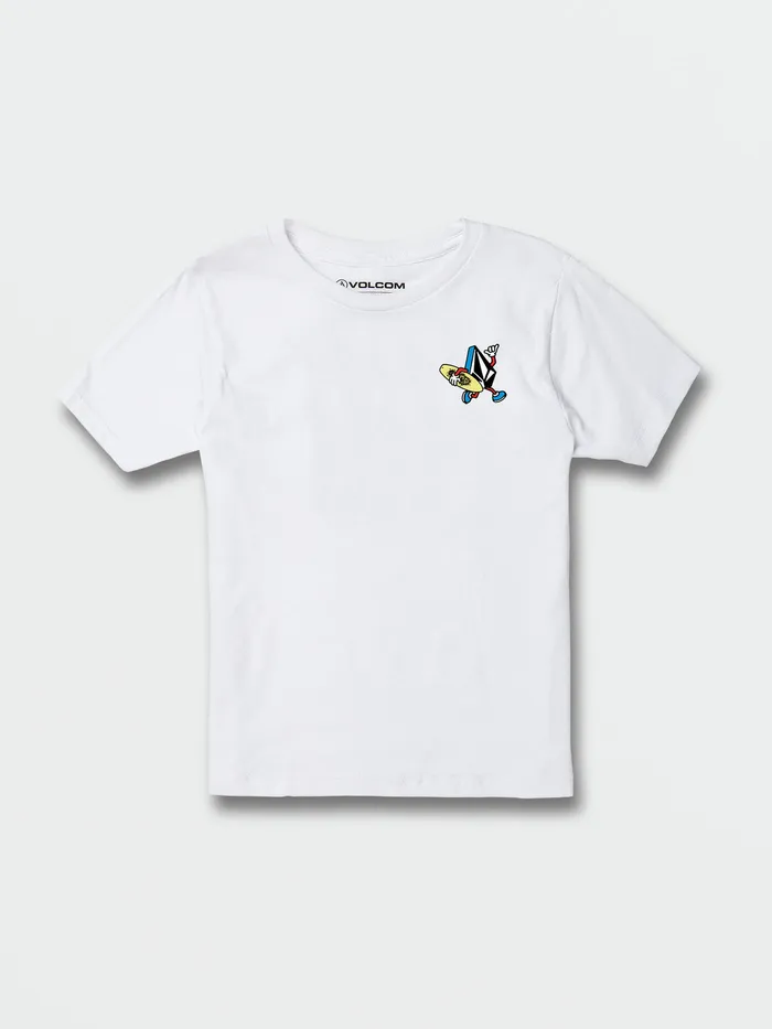 Volcom TShirts and Tanks Little Boys Frother Short Sleeve Tee 8211 White White 8211 Boys