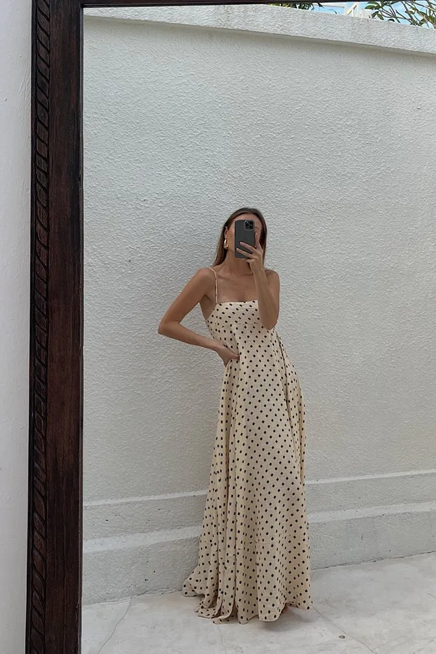 VRG GRL Behati Maxi Dress Square Women MidiMaxi Dresses