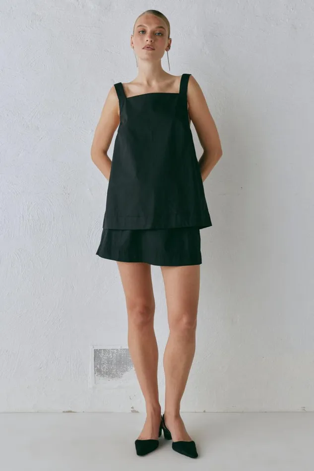 VRG GRL Elka Top Black Women Sleeveless