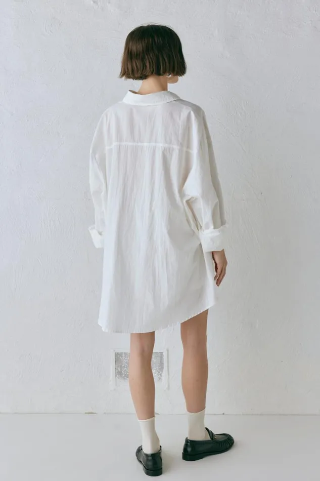 VRG GRL June Shirt White Women Long Sleeve