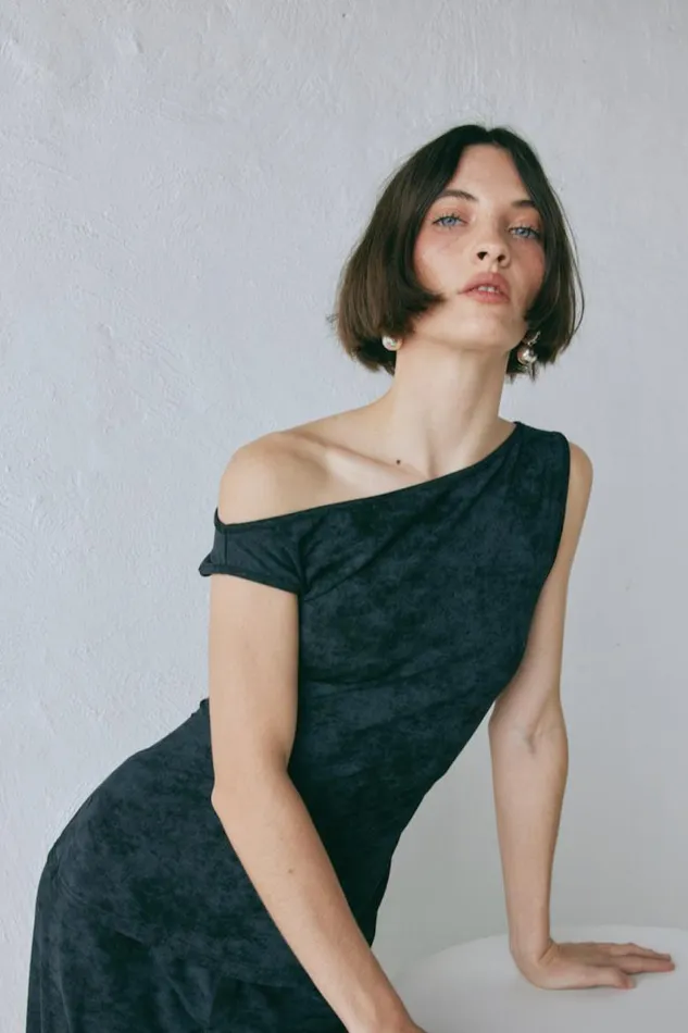 VRG GRL Kemi Top Black Women Sets