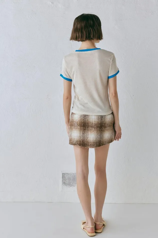 VRG GRL Lane Tee Oatmeal Women Short Sleeve