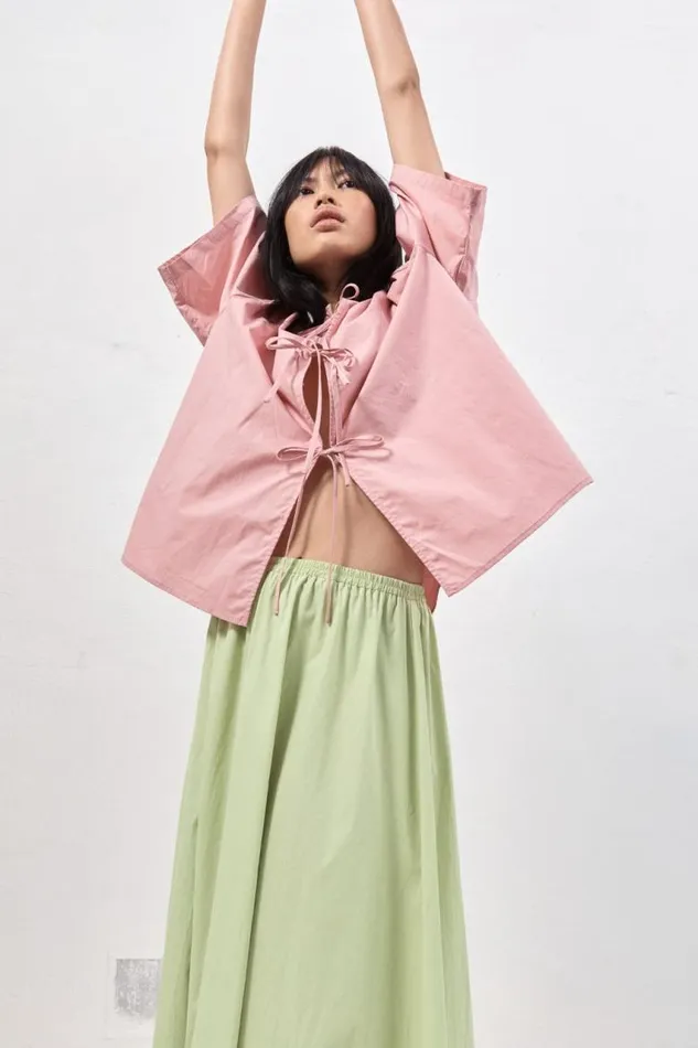 VRG GRL Livia Maxi Skirt Mint Women Skirts
