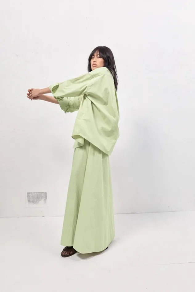 VRG GRL Livia Maxi Skirt Mint Women Skirts