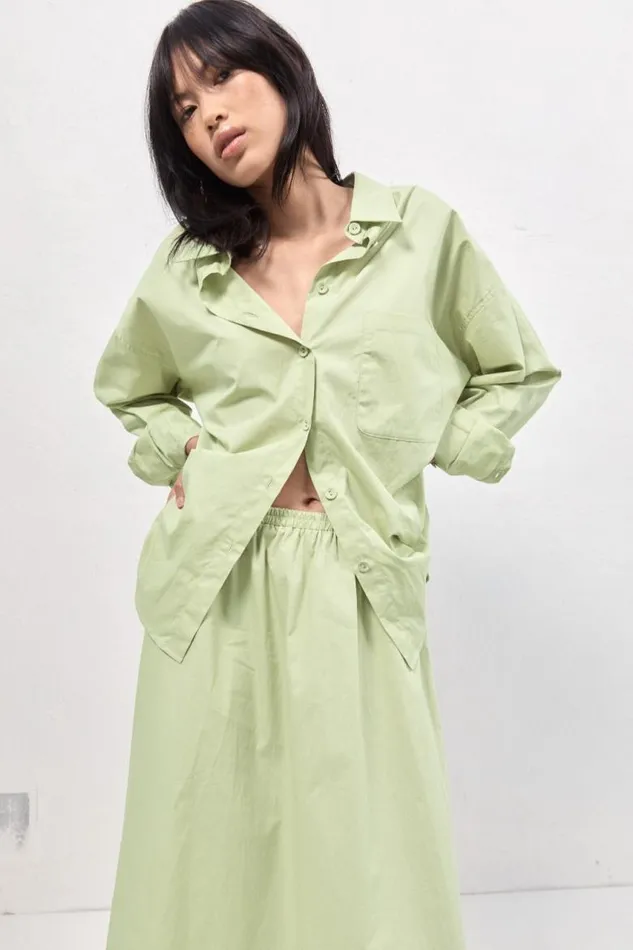 VRG GRL Livia Maxi Skirt Mint Women Skirts