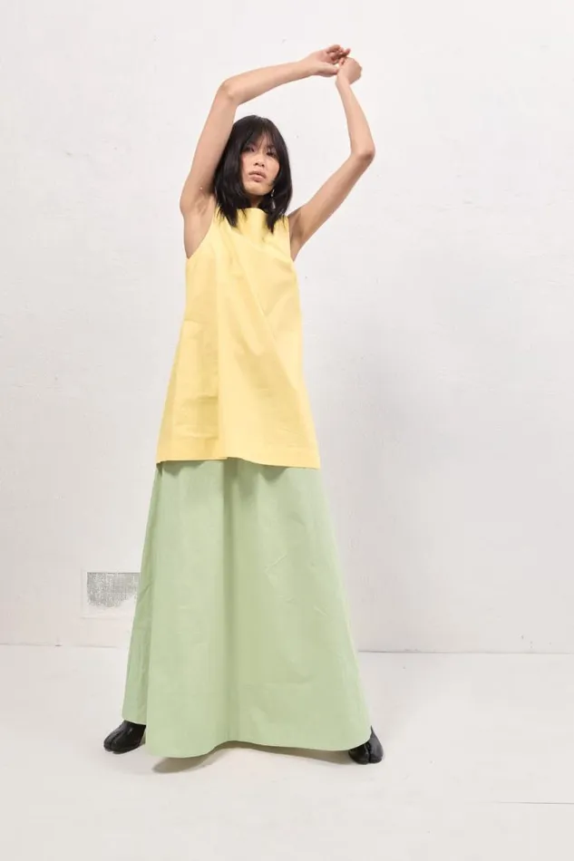 VRG GRL Livia Maxi Skirt Mint Women Skirts