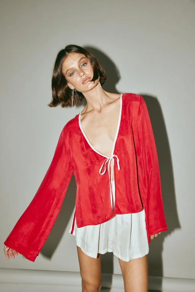 VRG GRL Moonscapes Top Chilli Women Sets