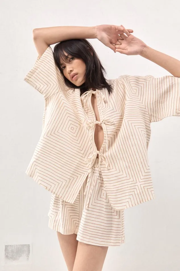 VRG GRL Sunny Linen Shorts Juno Women Sets