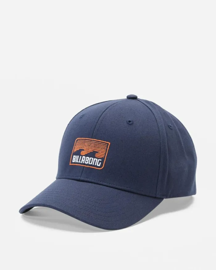 Walled Snapback Hat Navy Men Billabong Hats